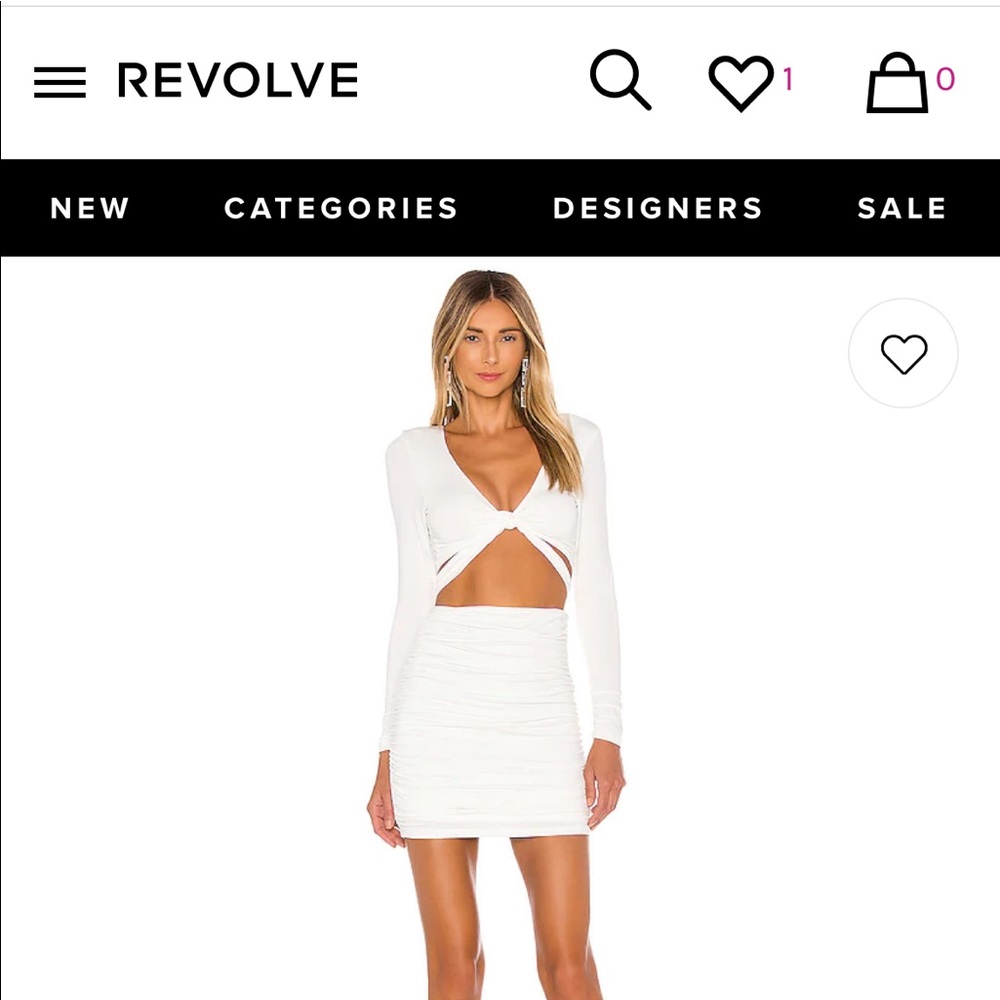 Super down rubena mini dress.
